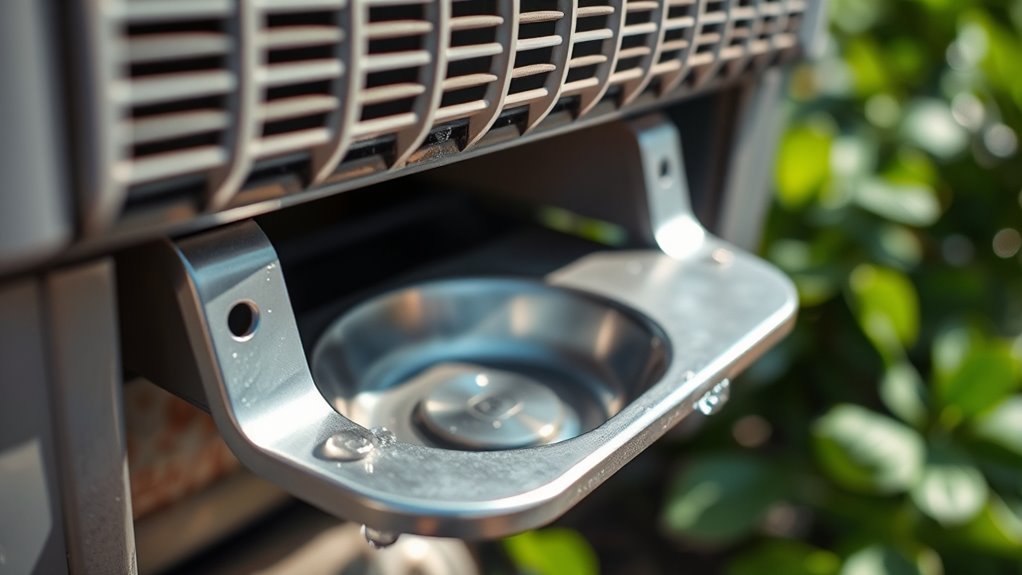 ac condensate collects safely