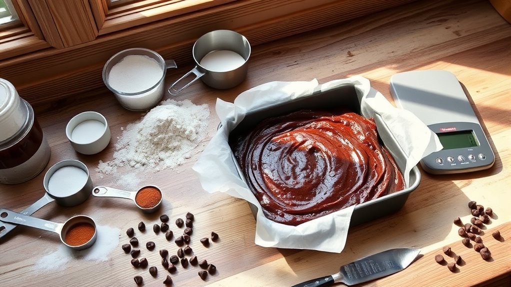 adjust ingredients for larger pan