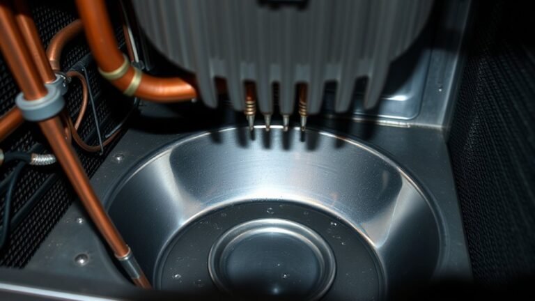 air conditioner drain pan location