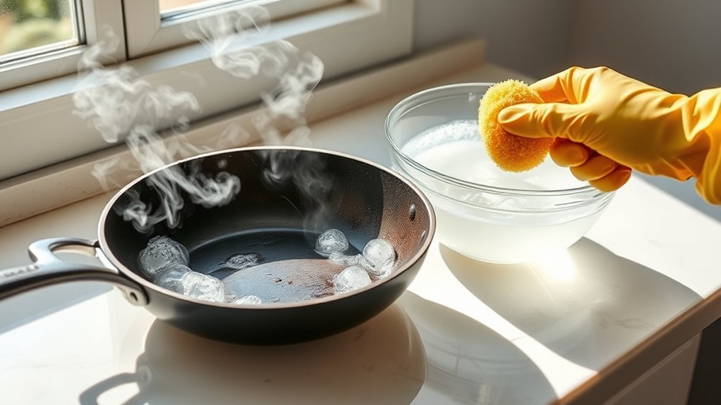 avoid high heat and abrasives