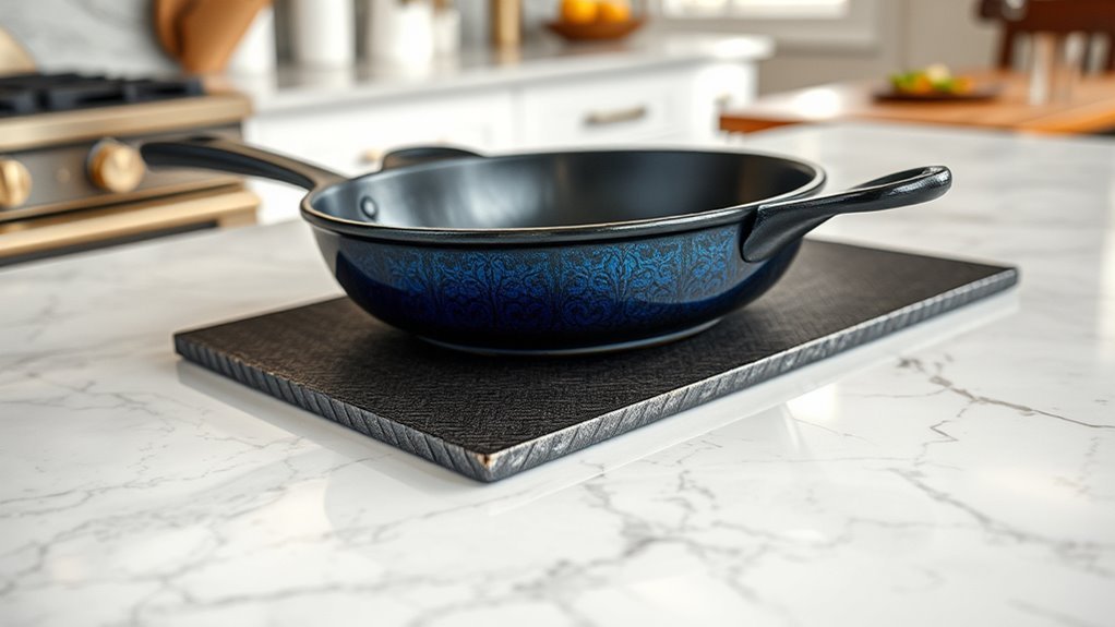 avoid hot pan damage