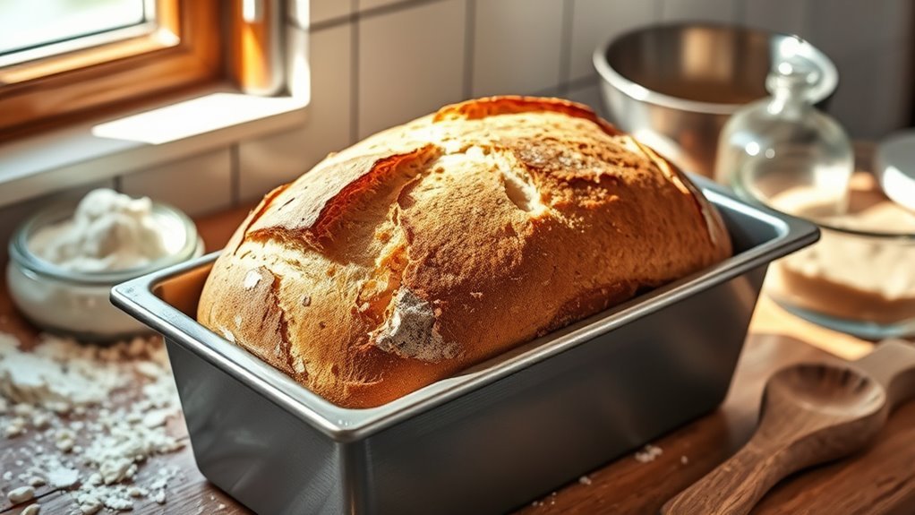 bake sourdough in loaf pan