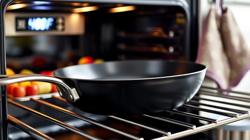 check pan s oven temperature limits