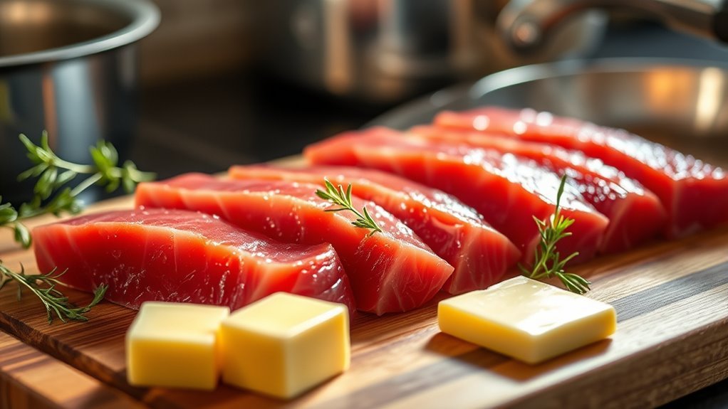 choose bright fresh tuna