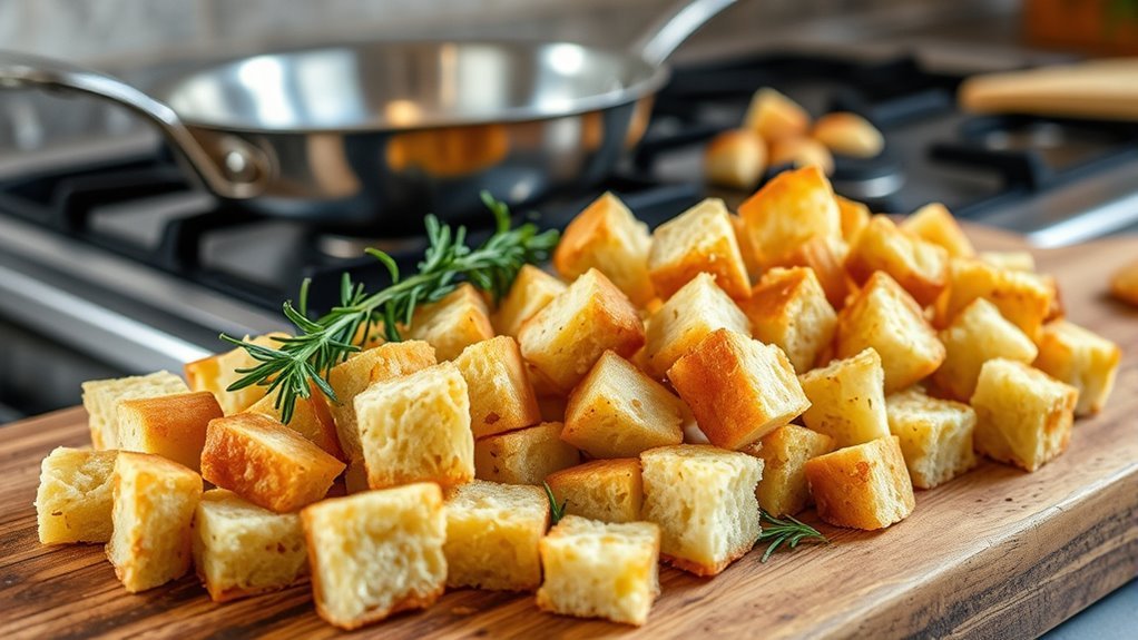 choose firm dry rustic bread