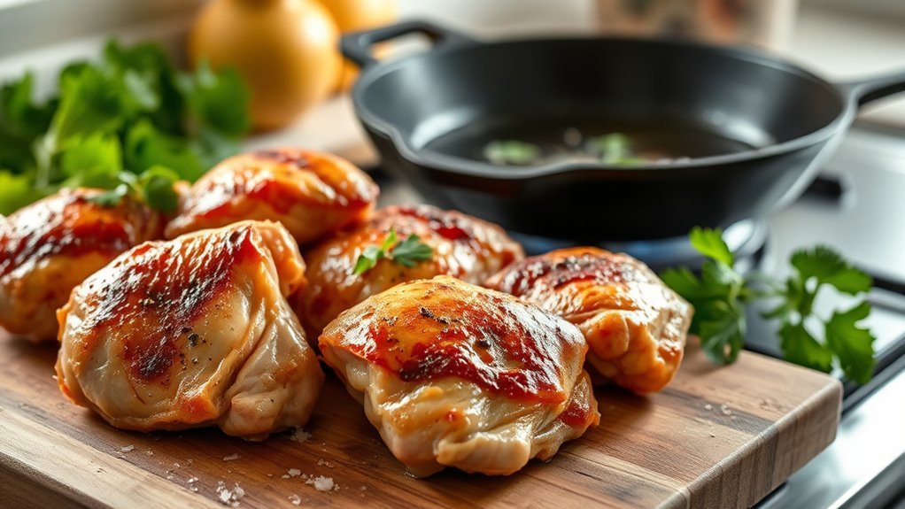 choose fresh bone in thighs