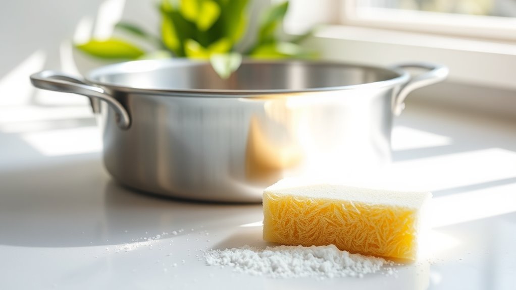 clean aluminum pans properly