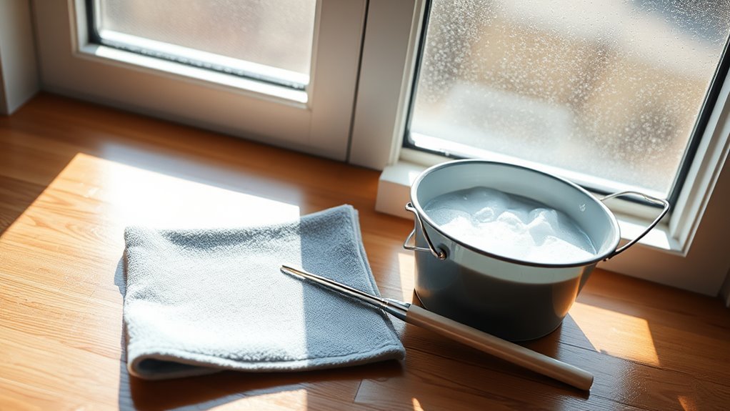 clean double pane windows effectively