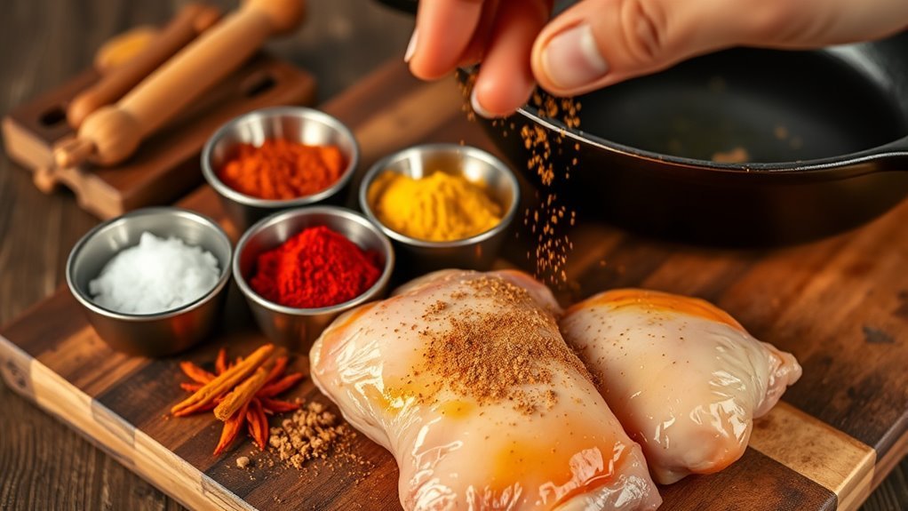 combine and balance spices