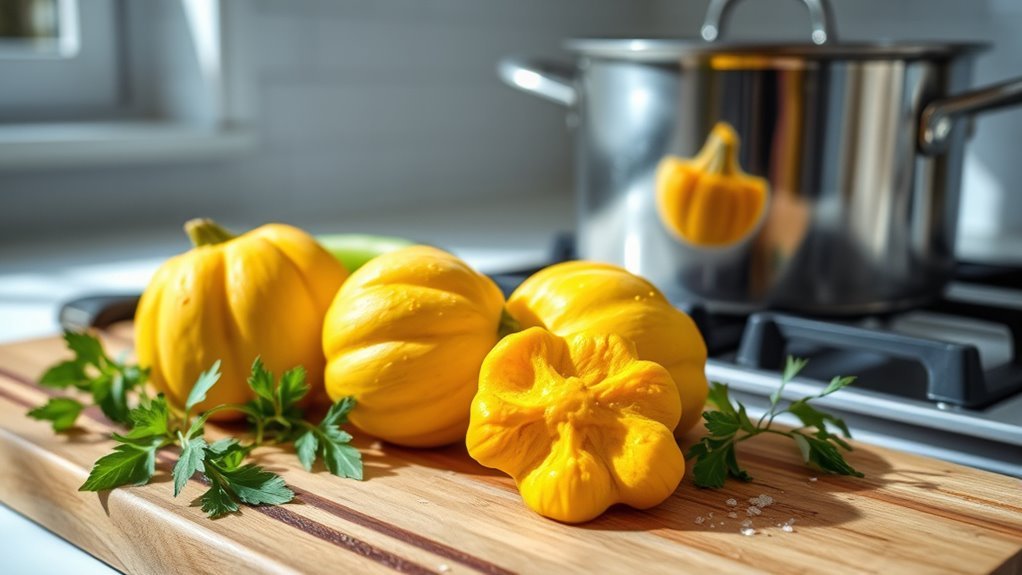 cook patty pan simply