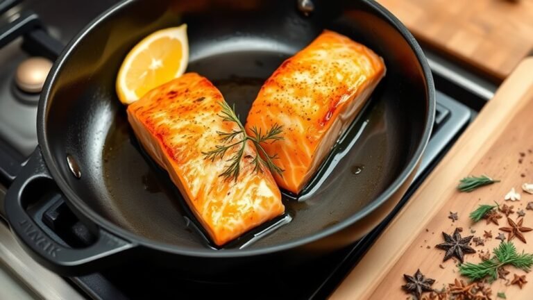 cook salmon evenly crisp
