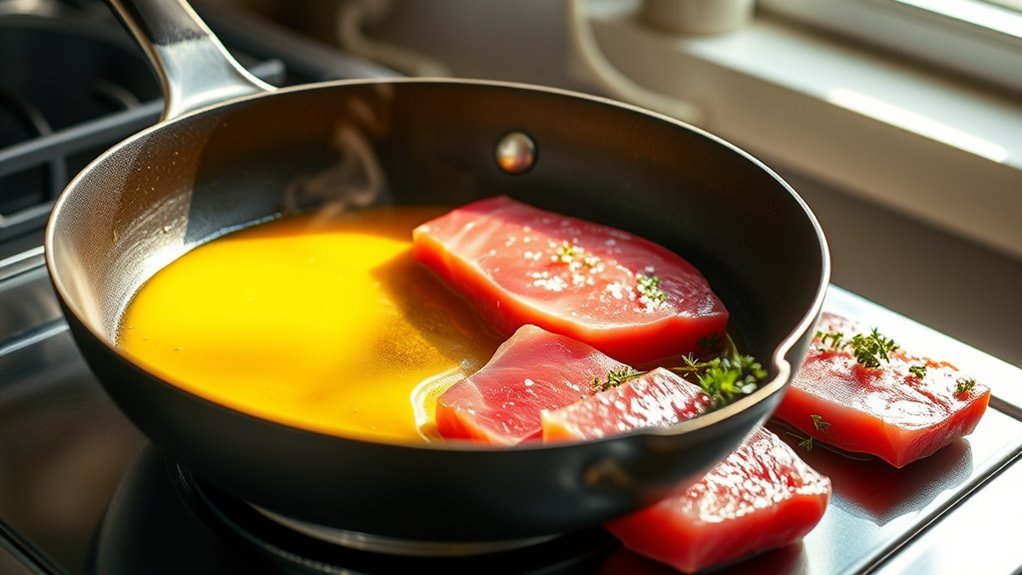 cook tuna steak in butter