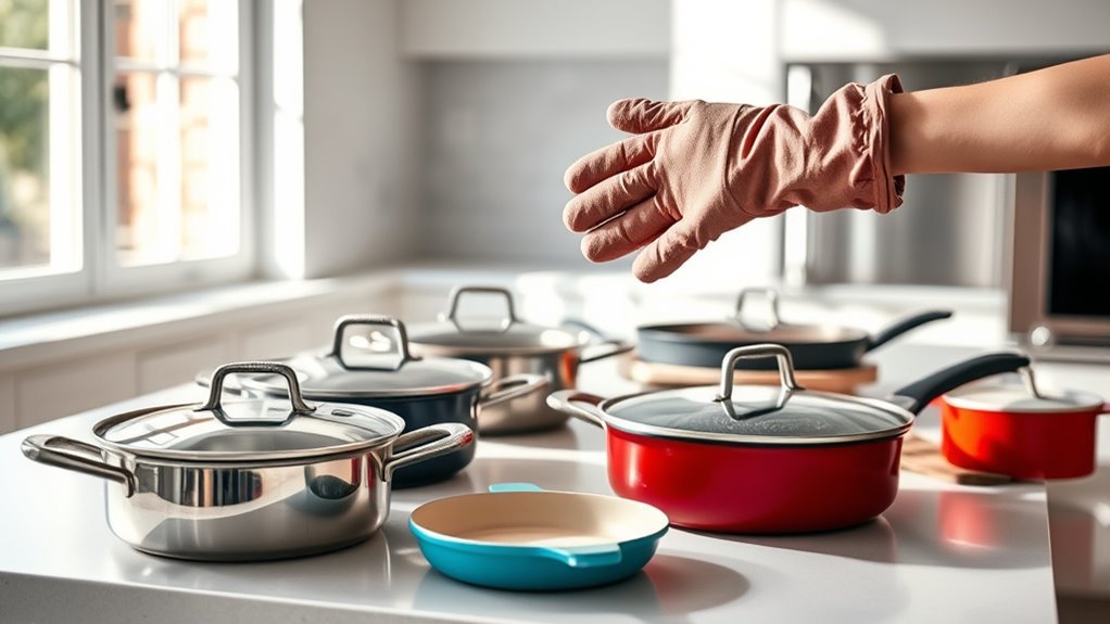 cookware material oven safety