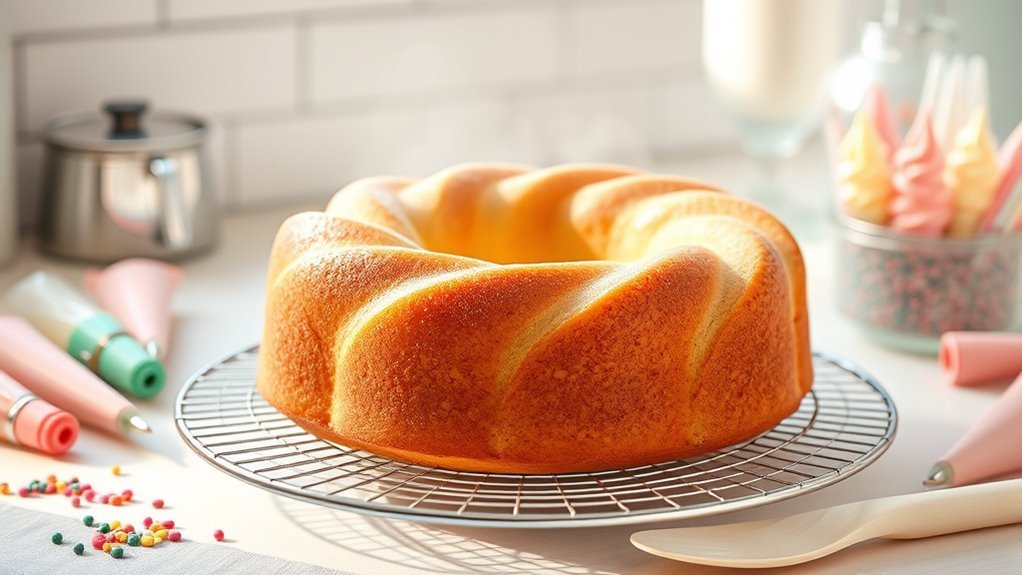 cool cake completely first