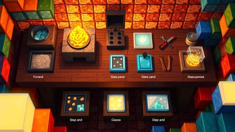 crafting glass panes step by step