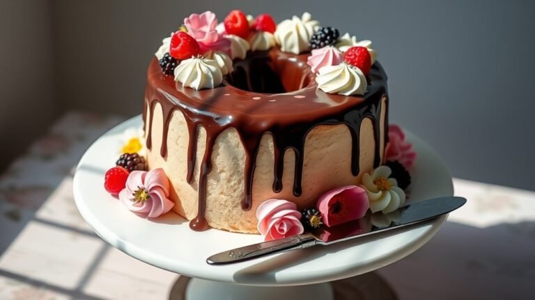 decorate tube pan cake