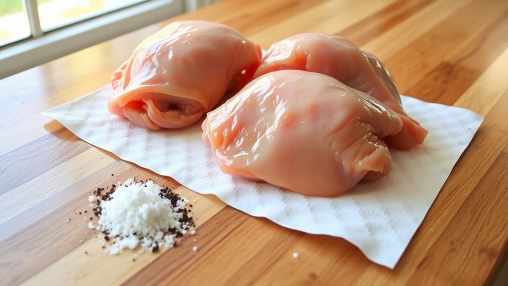 dry thoroughly for crispiness