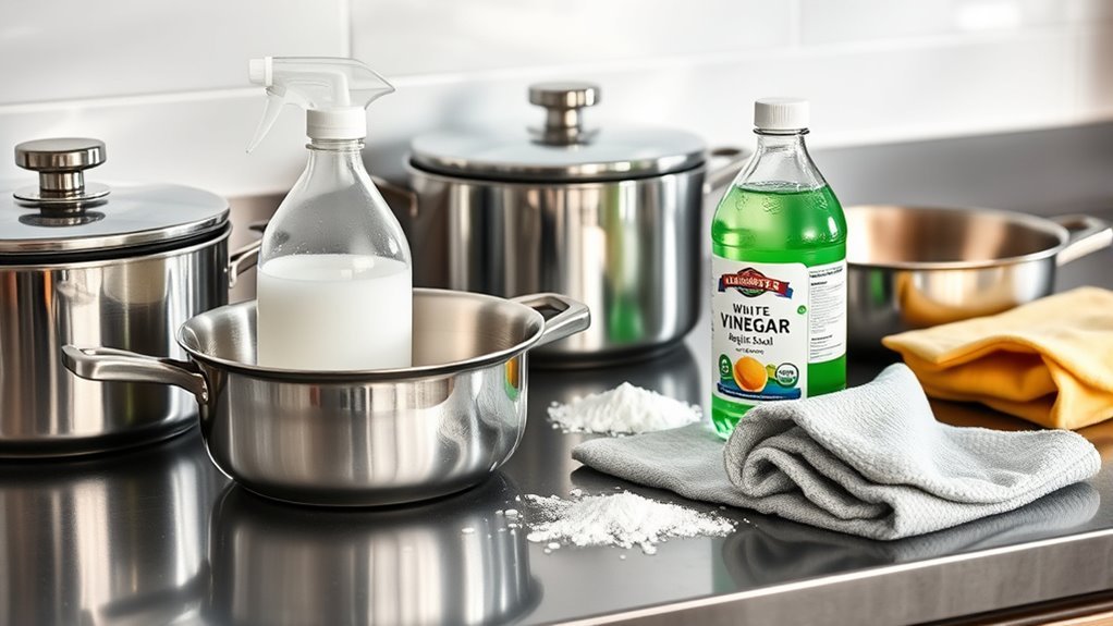 gather gentle cleaning supplies