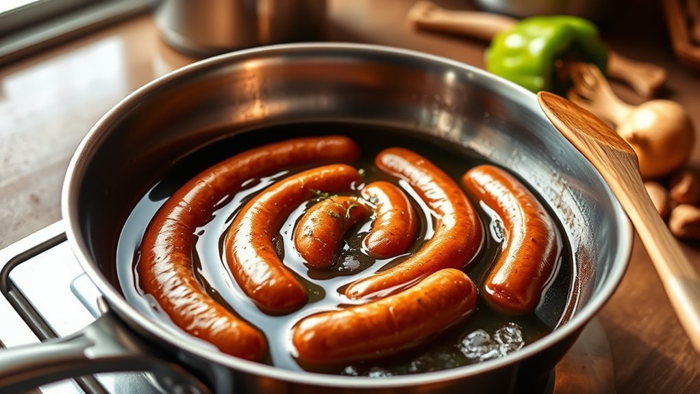 gather sausages season equipment