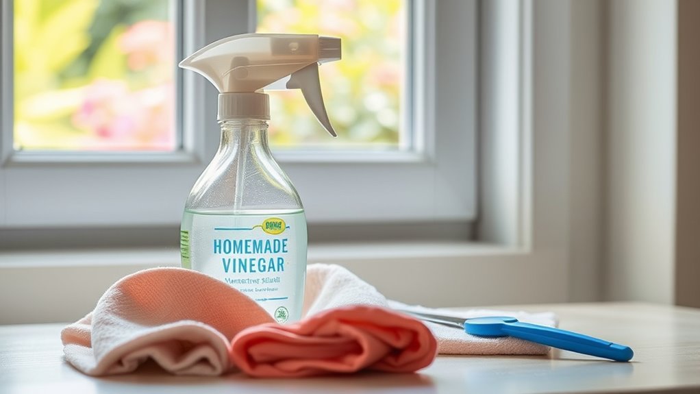 gather supplies before cleaning