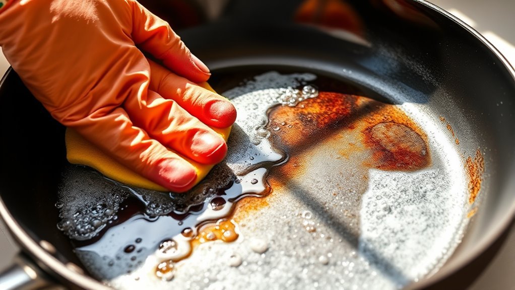 gentle circular scrubbing method