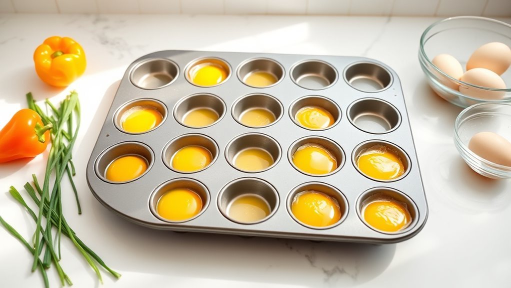 grease muffin cups thoroughly