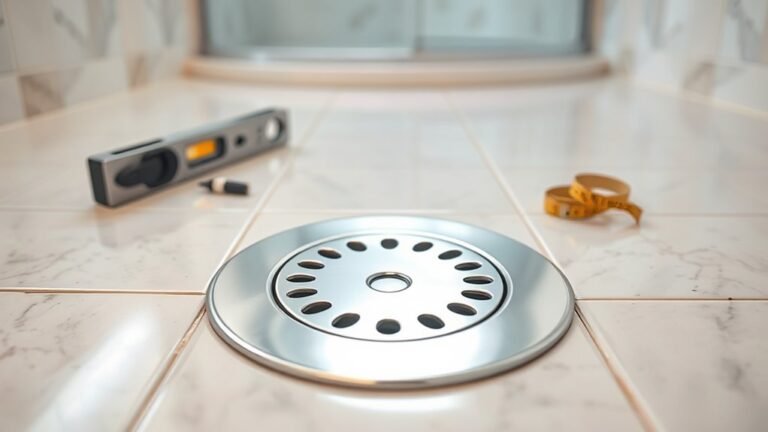 install shower drain properly