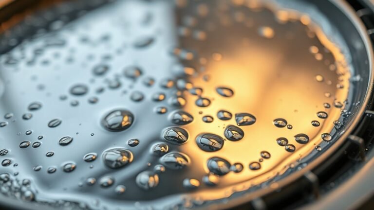 maintain proper drip pan level