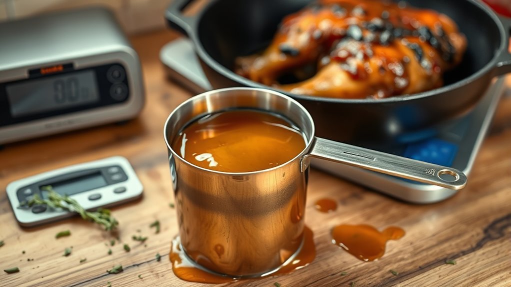 measure heat and cook