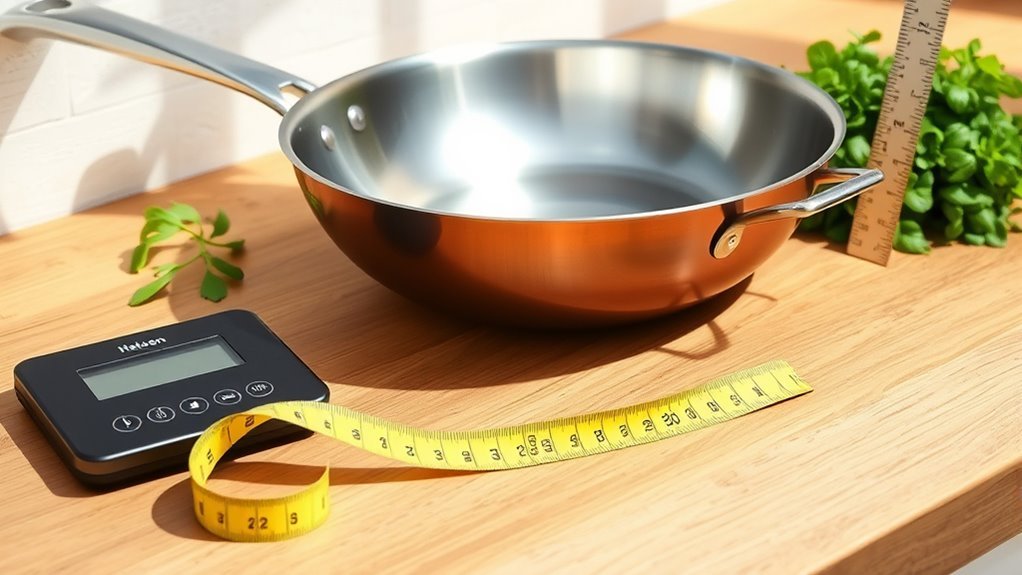 measure pan inner diameter