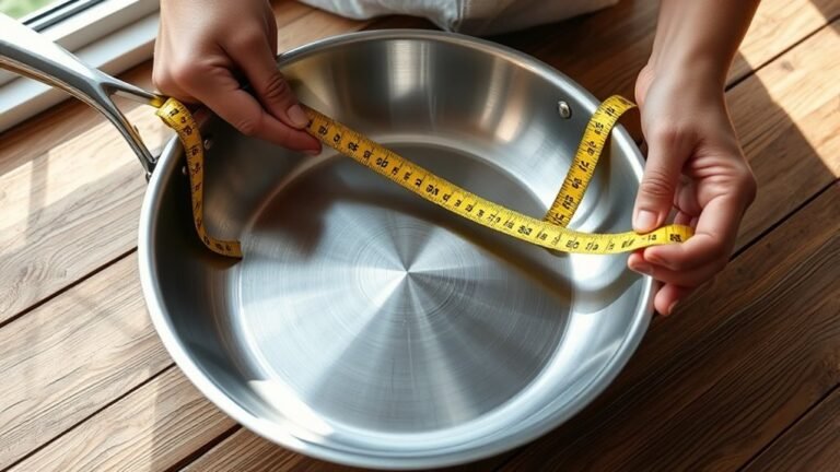 measure pan size accurately