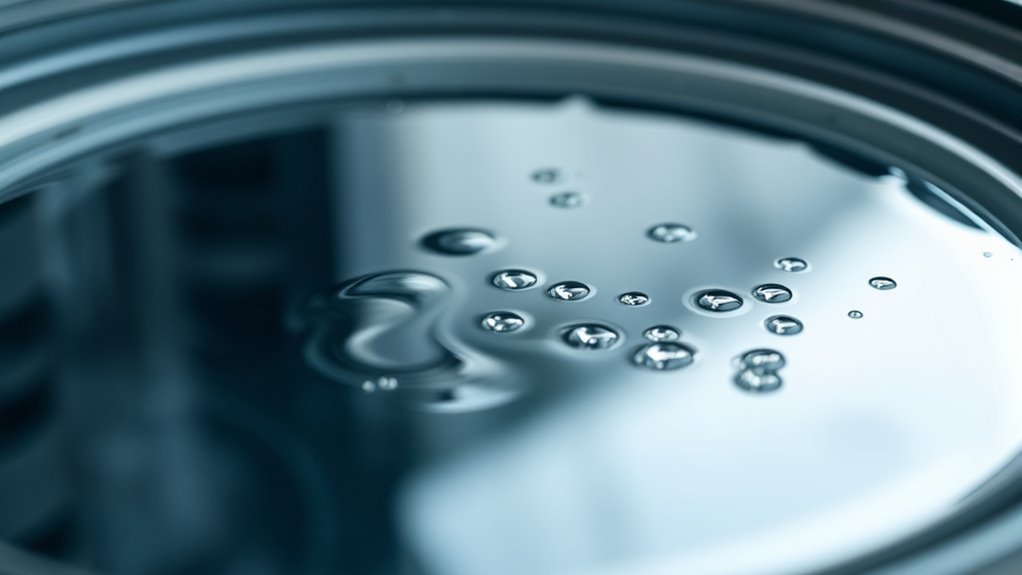 normal drip pan water levels