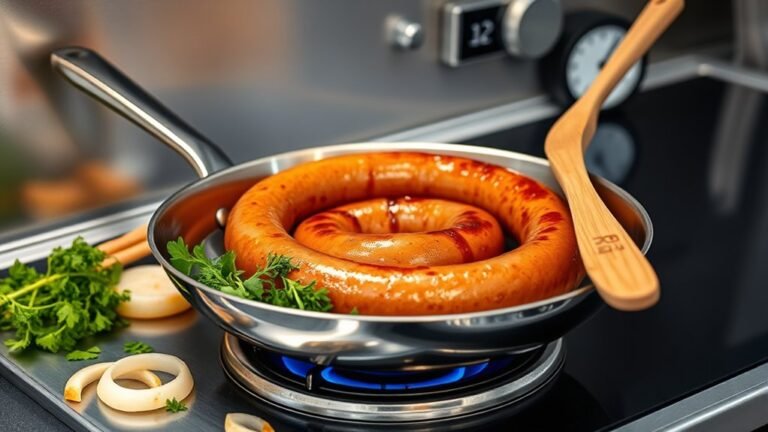 pan fry bratwurst thoroughly