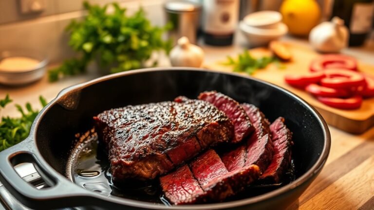 pan fry skirt steak quickly