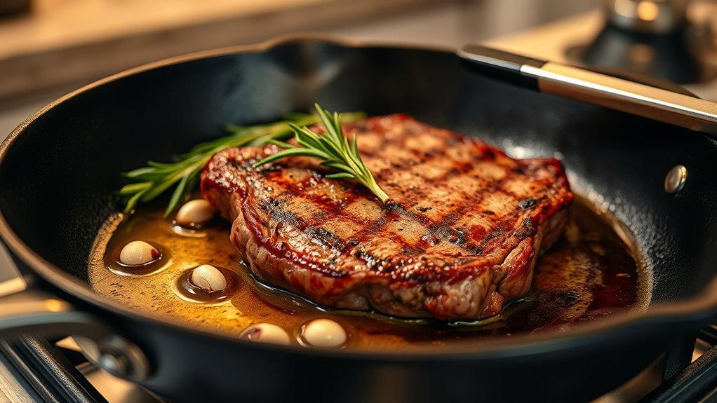 pan grilled steak perfection