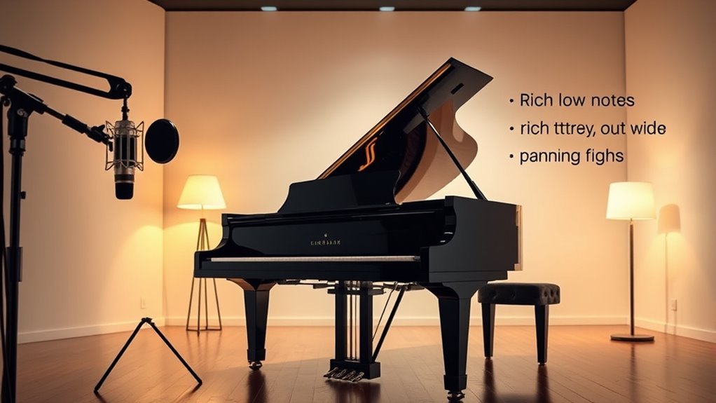 piano type and recording