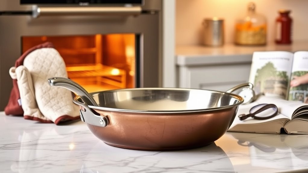 preheat dry handle safely