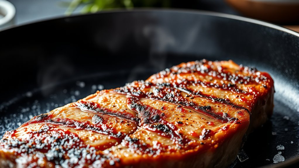 preheat oil sear steak