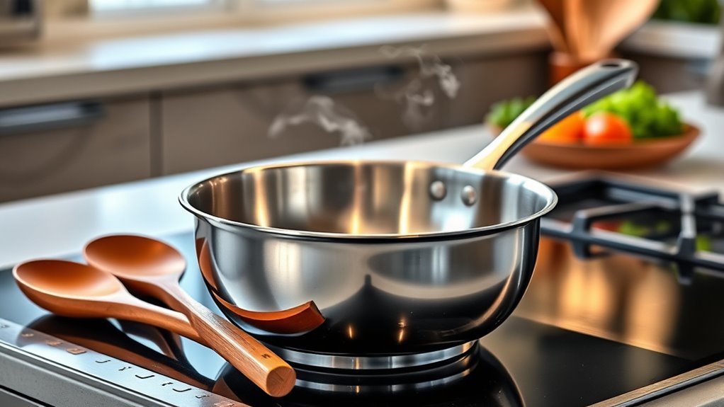 preheat pan for even cooking