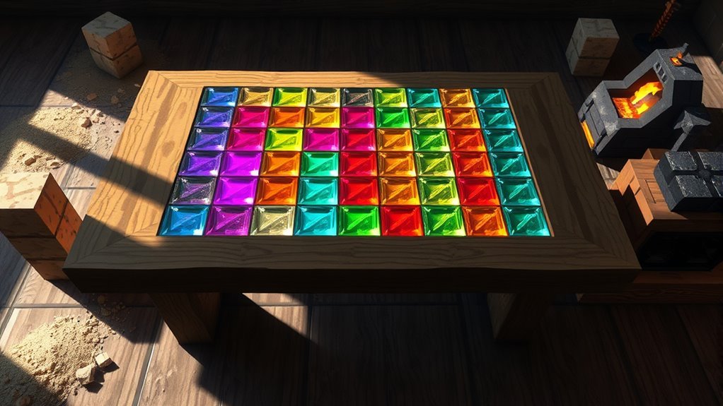 prepare crafting grid properly