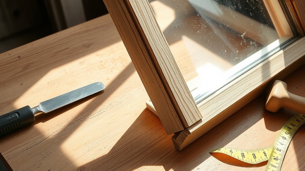 prepare frame clean inspect