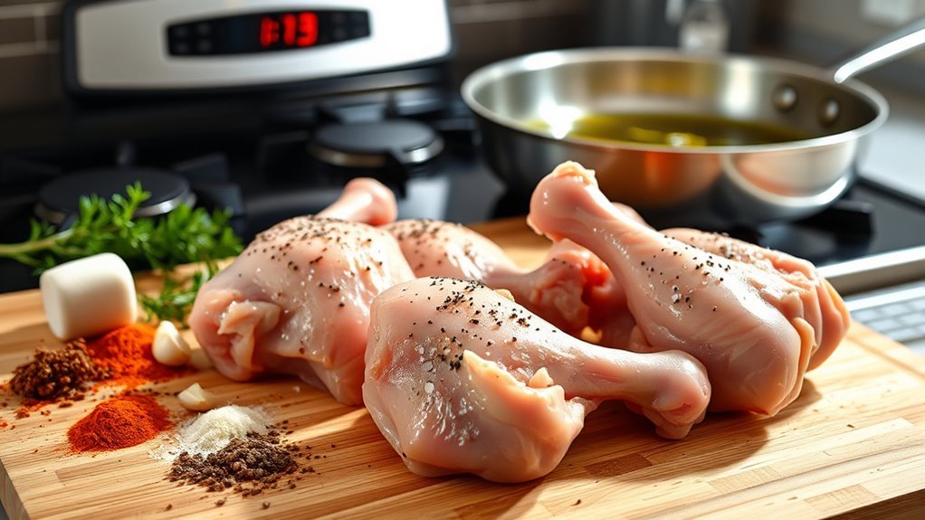 prepare season rest fry