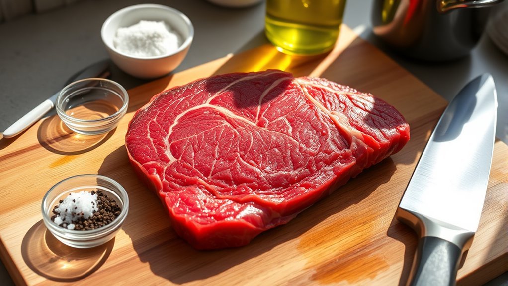 prepare trim marinate season