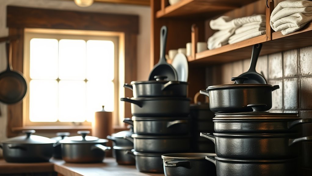 proper cast iron storage methods