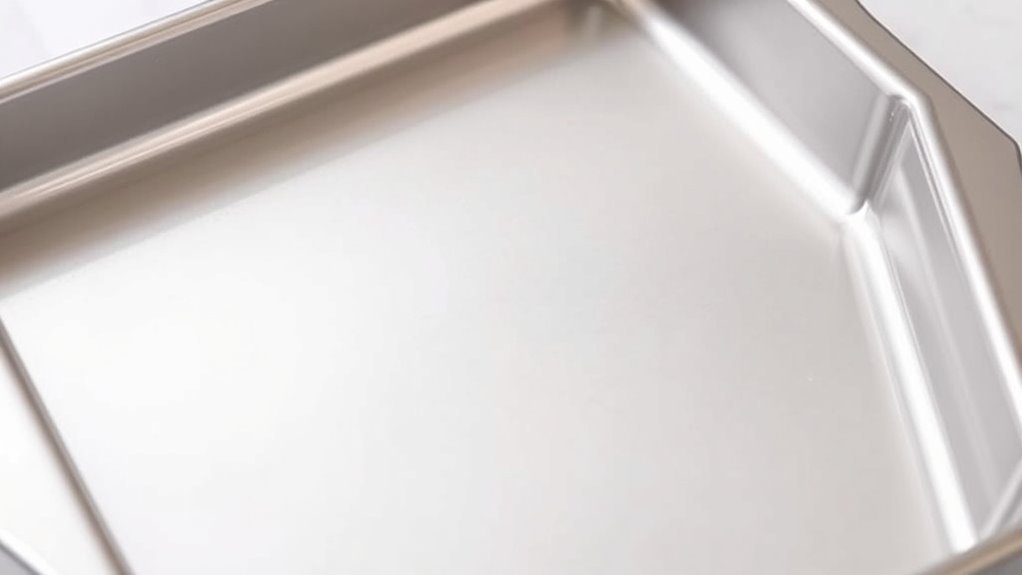 rectangular shallow baking pan