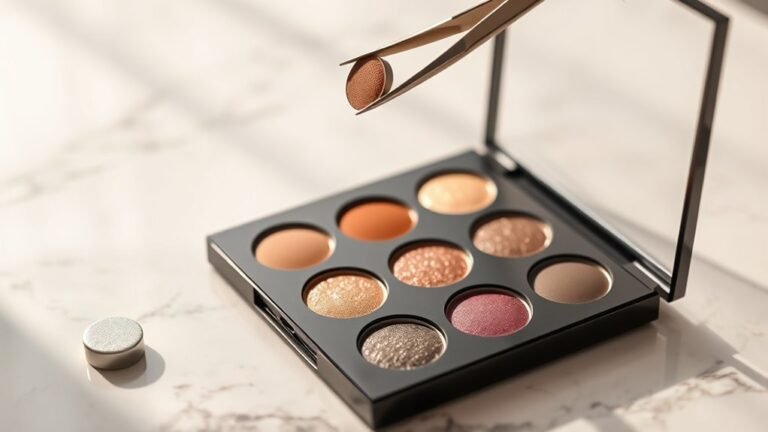 remove magnetic eyeshadow pans