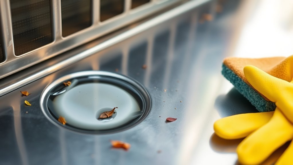 remove water and debris