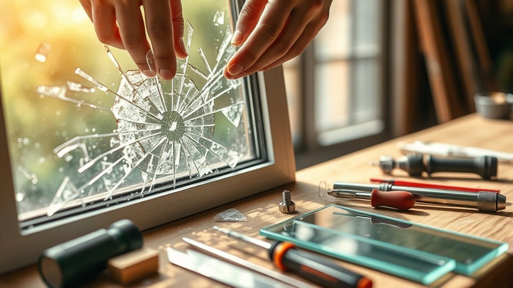 replace double pane glass