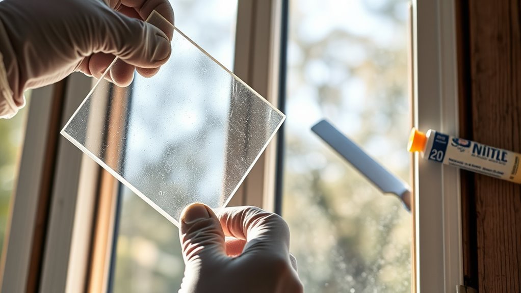 replace double pane glass