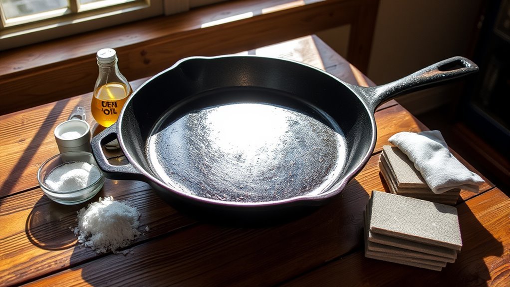 restore and season cast iron